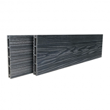 Террасная доска из ДПК Бест декинг (Best decking) комфорт 3D Тиснение/вельвет цвет: Графит