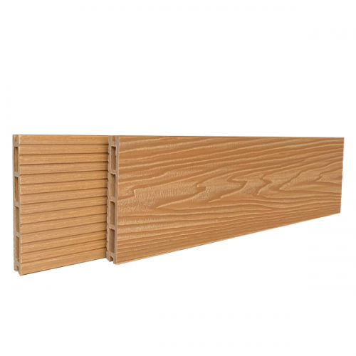 Террасная доска из ДПК Бест декинг (Best decking) комфорт 3D Тиснение/вельвет цвет: Орех
